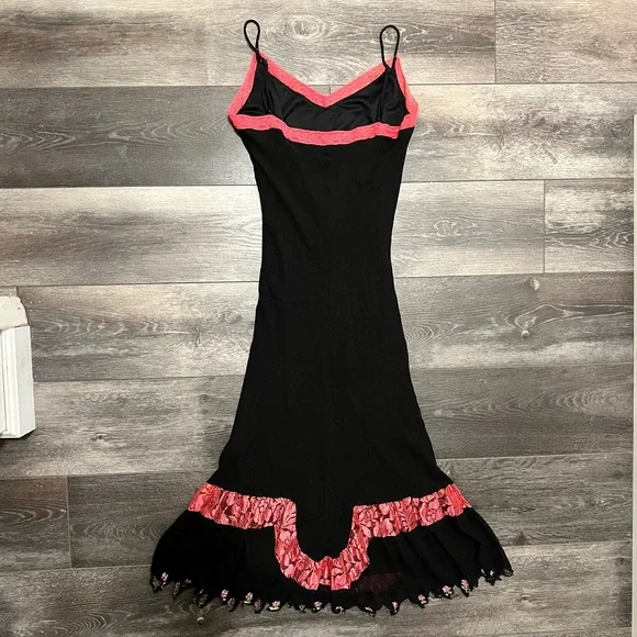 🚫SOLD🚫 Vintage Betsey Johnson Sheer Mesh & Lace Dress - Picture 2 of 8